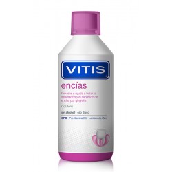Enxaguante bucal Vitis para gomas, 500 ml
