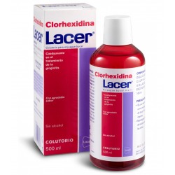 Enxaguante bucal Lacer Clorexidina, 500ml 