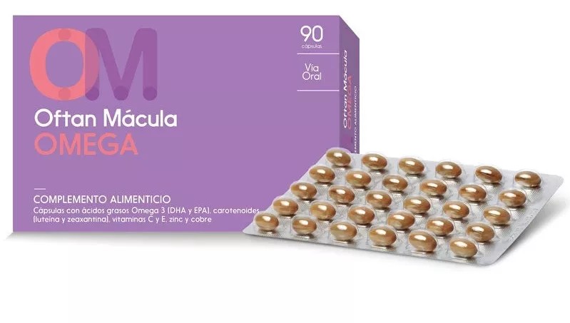 Oftan Macula Omega, 90 cápsulas.