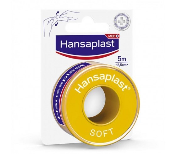 Hansaplast Fita Macia Hipoalergênica 5m x 2,5 centímetros