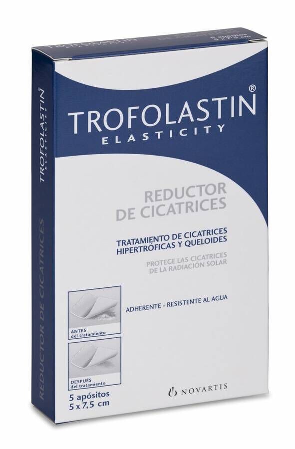Trofolastin Redutor de Cicatriz 5x7, 5cm, 5U.