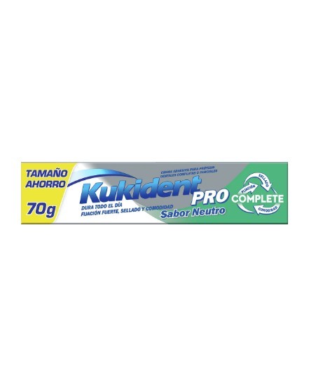 Kukident Pro Complete Sabor Neutro, 70g.