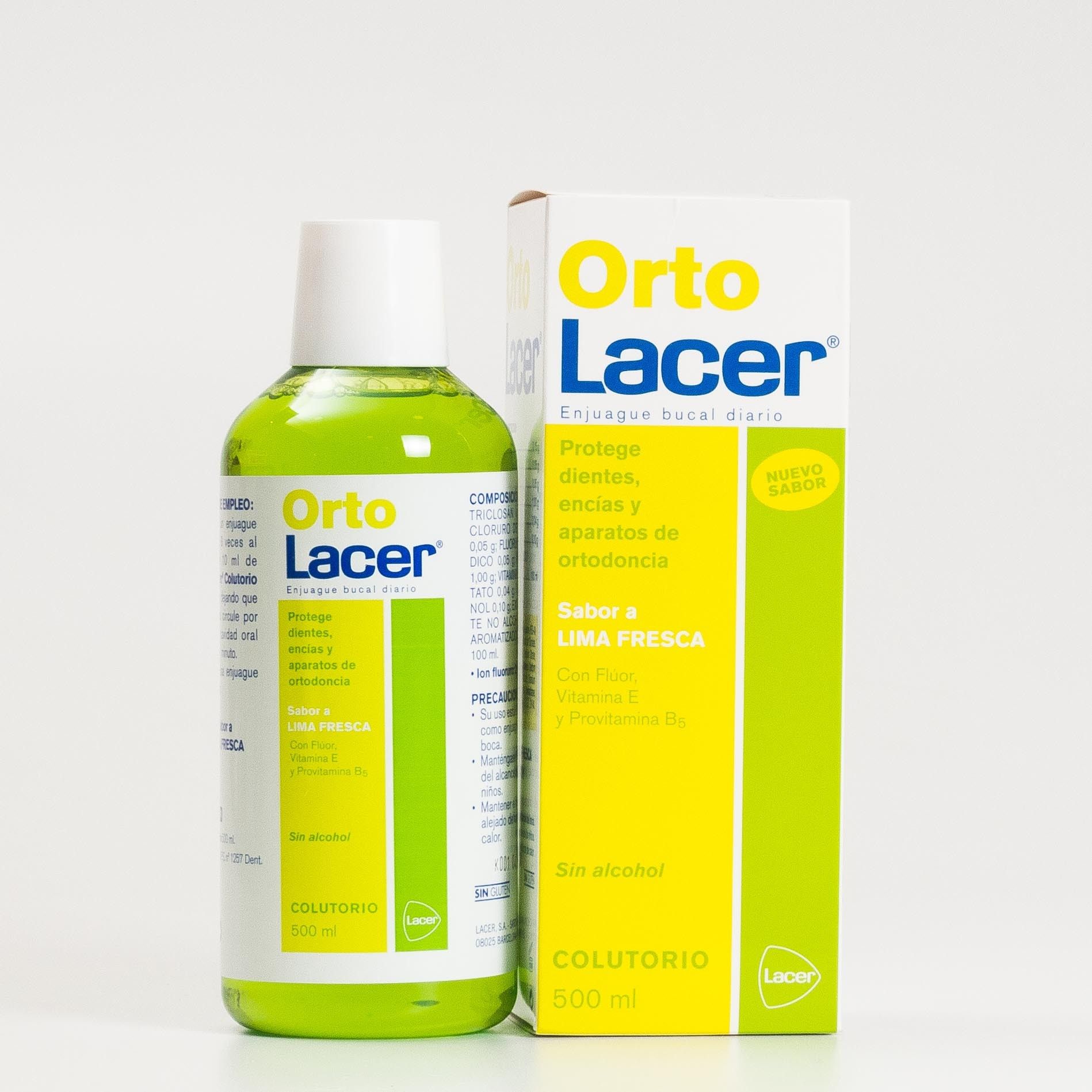Ortolacer Enxaguante bucal Lima, 500ml.