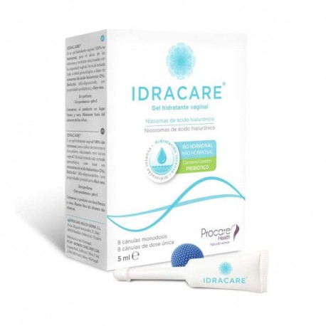 Idracare Gel Hidratante Vaginal, 8 Cânulas.