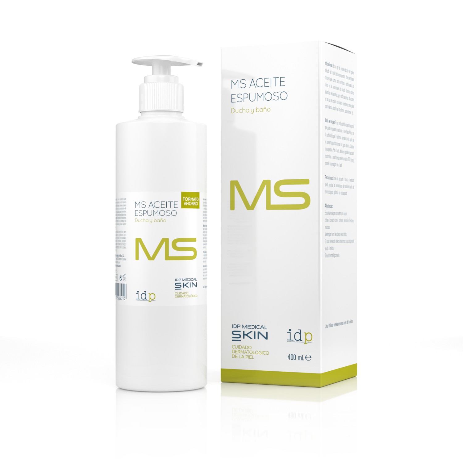 MS Óleo espumante, 400ml.