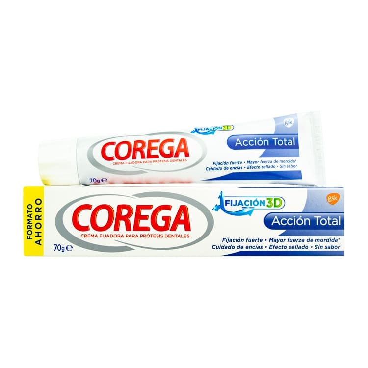 Corega Total Action Cream, 70g de Economia.