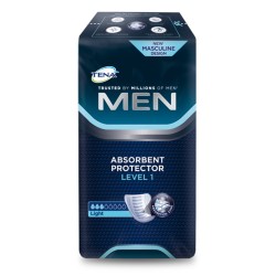Tena Men Protetor Absorvente Nível 1 Luz, 24 pcs.