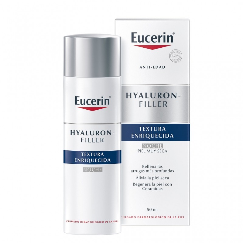 Eucerin Hyaluron-Filler Noite Enriquecida, 50 ml