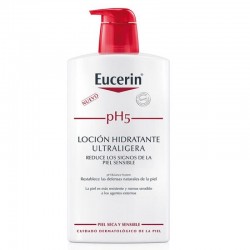 Eucerin pH5 Loção Hidratante Ultra-Leve, 1L.