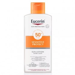 Eucerin Sun loção com textura muito leve FPS50, 400ml.