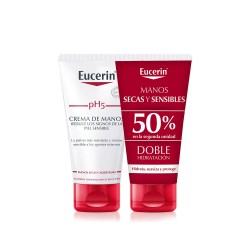 Eucerin DUPLO Creme para Mãos para Pele Sensível, 2 x 75ml