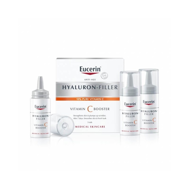 Eucerin Enchimento Hialurônico Vitamina C Booster 8ml x 3 U