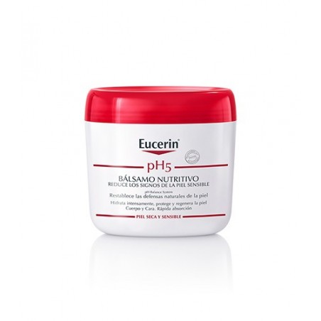 Eucerin pH5 Bálsamo Nutritivo para Proteção da Pele, 450 ml
