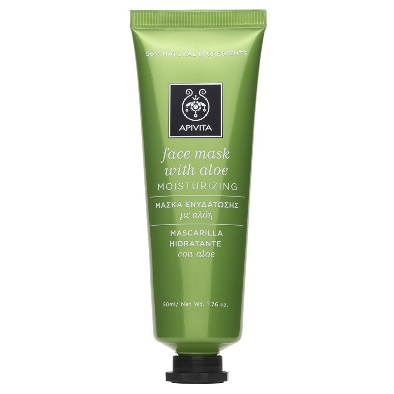 Apivita Aloe Máscara Facial Hidratante, 50ml.