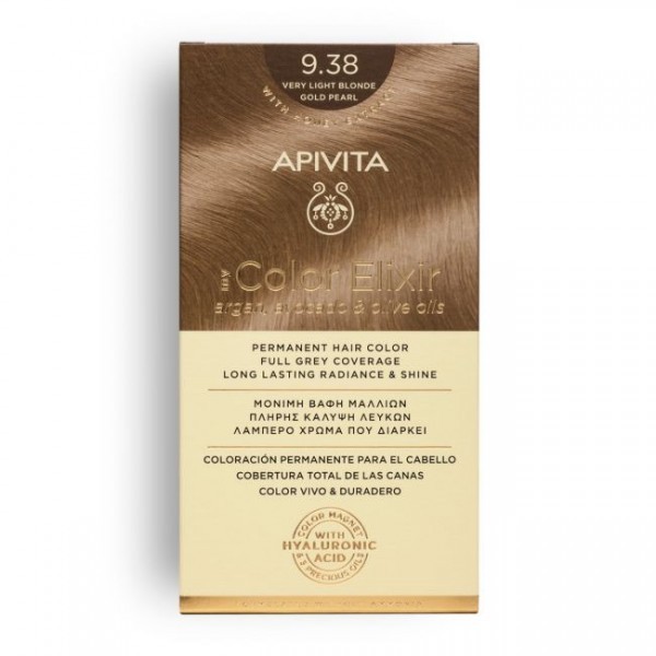 Apivita Tint minha cor Elixir 9.38, muito claro Pérola loira dourada