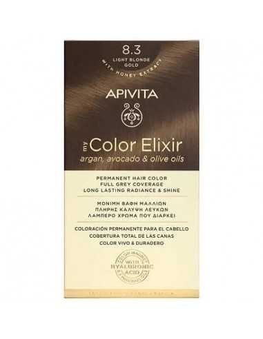 Apivita Tint Minha Cor Elixir 8.3 Loiro Dourado Claro