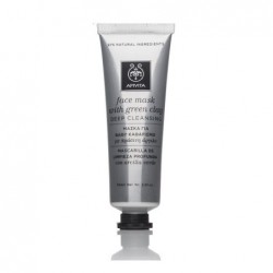 Apivita Green Clay Máscara Facial de Limpeza Profunda, 50ml.