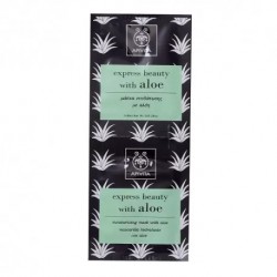 Apivita Express Beauty Aloe Vera Máscara Hidratante 2x8 ml