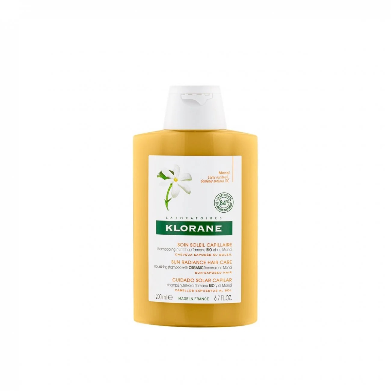 Klorane Shampoo Cuidados com o Sol, 200ml.