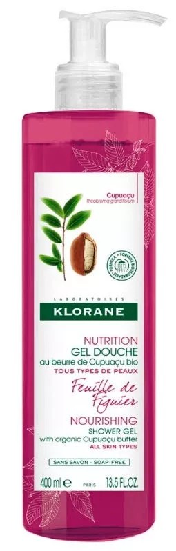 Klorane Ducha Gel Folha de Figo, 400ml.