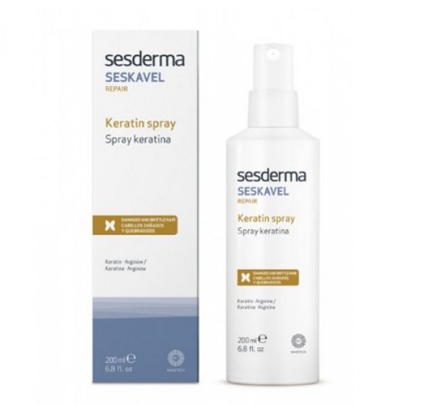 Sesderma Seskavel shampoo reparador+Queratina Vaporizador 200ml+200ml