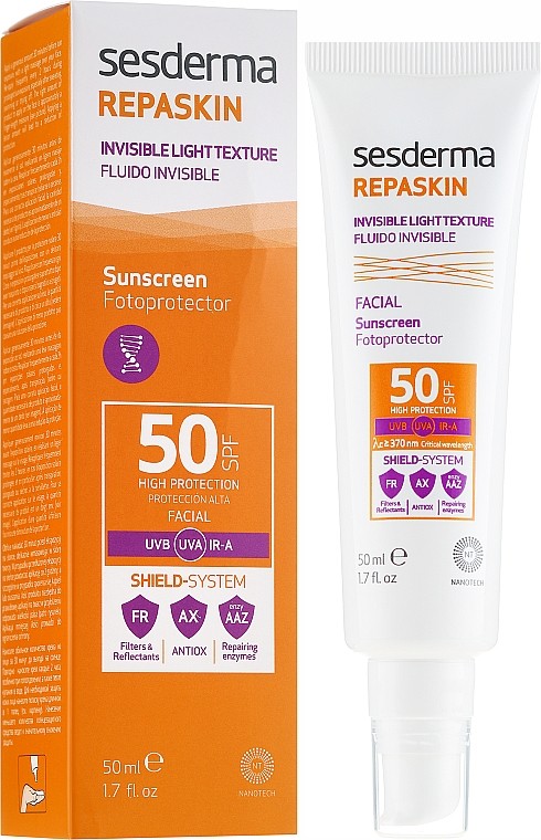 Sesderma Repaskin Fluido Invisível FPS50+, 50ml.