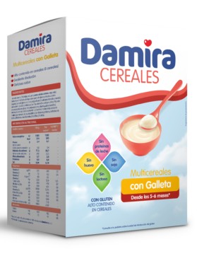 Damira Multigrain mingau biscoito maria Y Fos, 600gr.