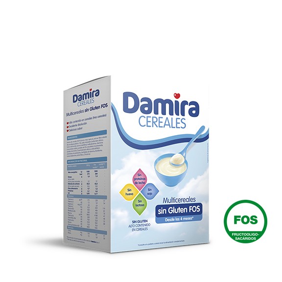 Damira Mingau de Cereais Sem Glúten, 600 g