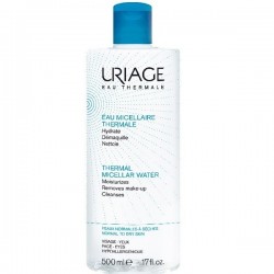 Água Termal Micelar Uriage para Pele Normal a Seca, 500 ml