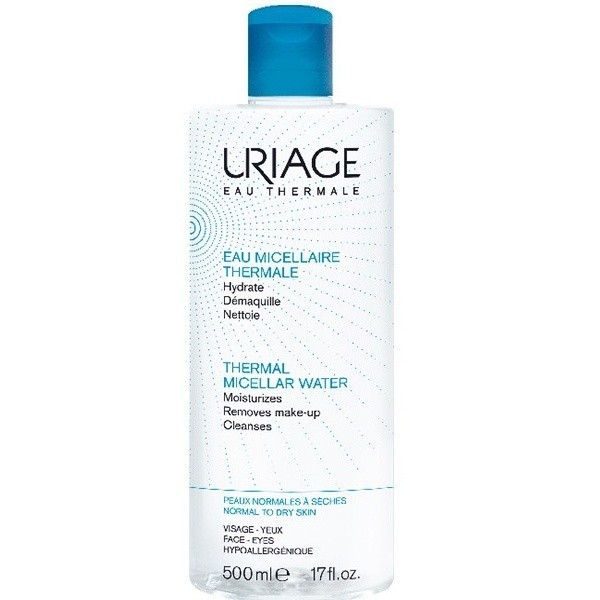 Água Termal Micelar Uriage para Pele Normal a Seca, 500 ml