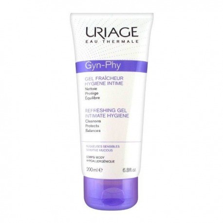 Uriage Gyn-Phy Gel Refrescante Higiene Intima, 200 ml