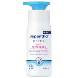Bepanthol Derma Loção Corporal Diária Reparadora, 400 ml.