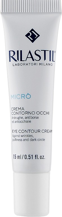 Rilastil Micro Creme de Contorno dos Olhos, 15ml.