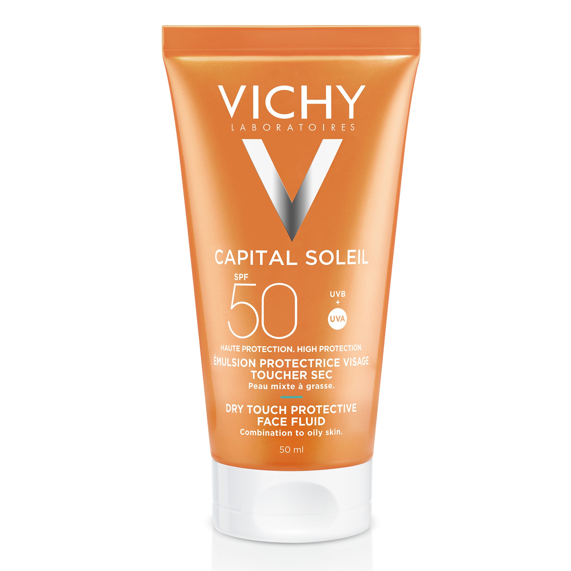 Vichy Capital Soleil Emulsión matificante FPS 50, 50 ml