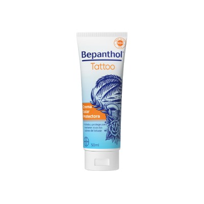 Bepanthol Tattoo Creme Protetor Solar FPS50+, 50 ml