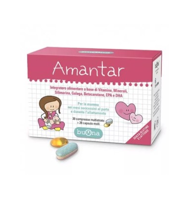 Buona Amantar, 20 comprimidos+20 cápsulas