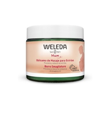 Bálsamo de Massagem Weleda Natural Estrias, 150 ml