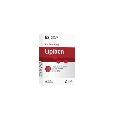 NS Lipiben cardioprotect saúde cardiovascular, 60 comprimidos