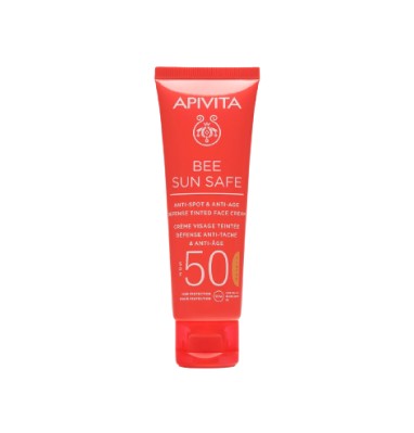 Apivita Bee Sun Safe Anti-Spot & Anti-Age Color FPS50, 50 ml