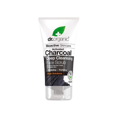 Dr Esfoliante Facial Carvão Ativado Orgânico, 125ml.