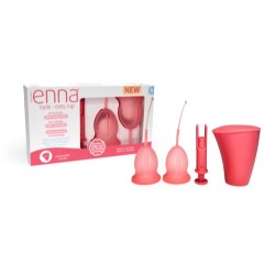 Enna Cycle Easy Cup Menstral Cup Tamanho S, 2 unidades
