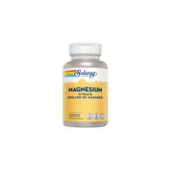 Solaray citrato de magnésio, 90 cápsulas vegetais