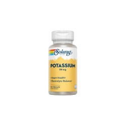 Solaray Citrato de potássio, 60 cápsulas vegetais