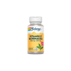 Solaray Vitamina C & Echinacea, 60 cápsulas vegetais
