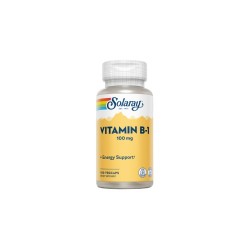 Solaray B1 100 mg, 100 cápsulas vegetarianas