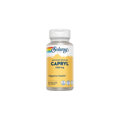 Solaray Capryl, 100 cápsulas veganas