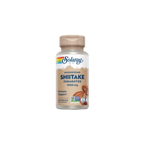 Solaray Shiitake 500 mg, 60 Cápsulas Veggie