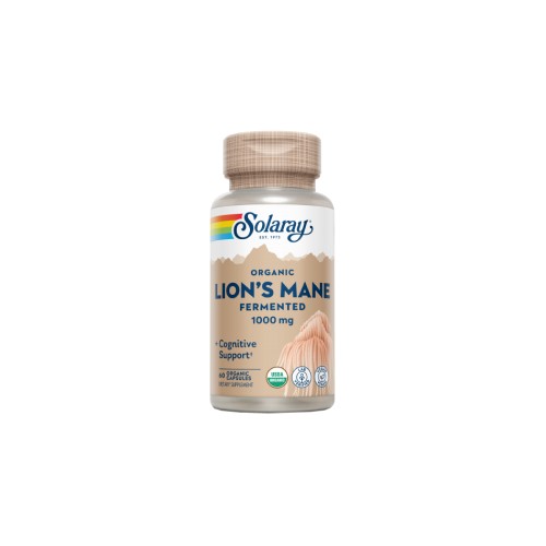 Solaray Lion's Mane 500 mg, 60 Cápsulas Veggie