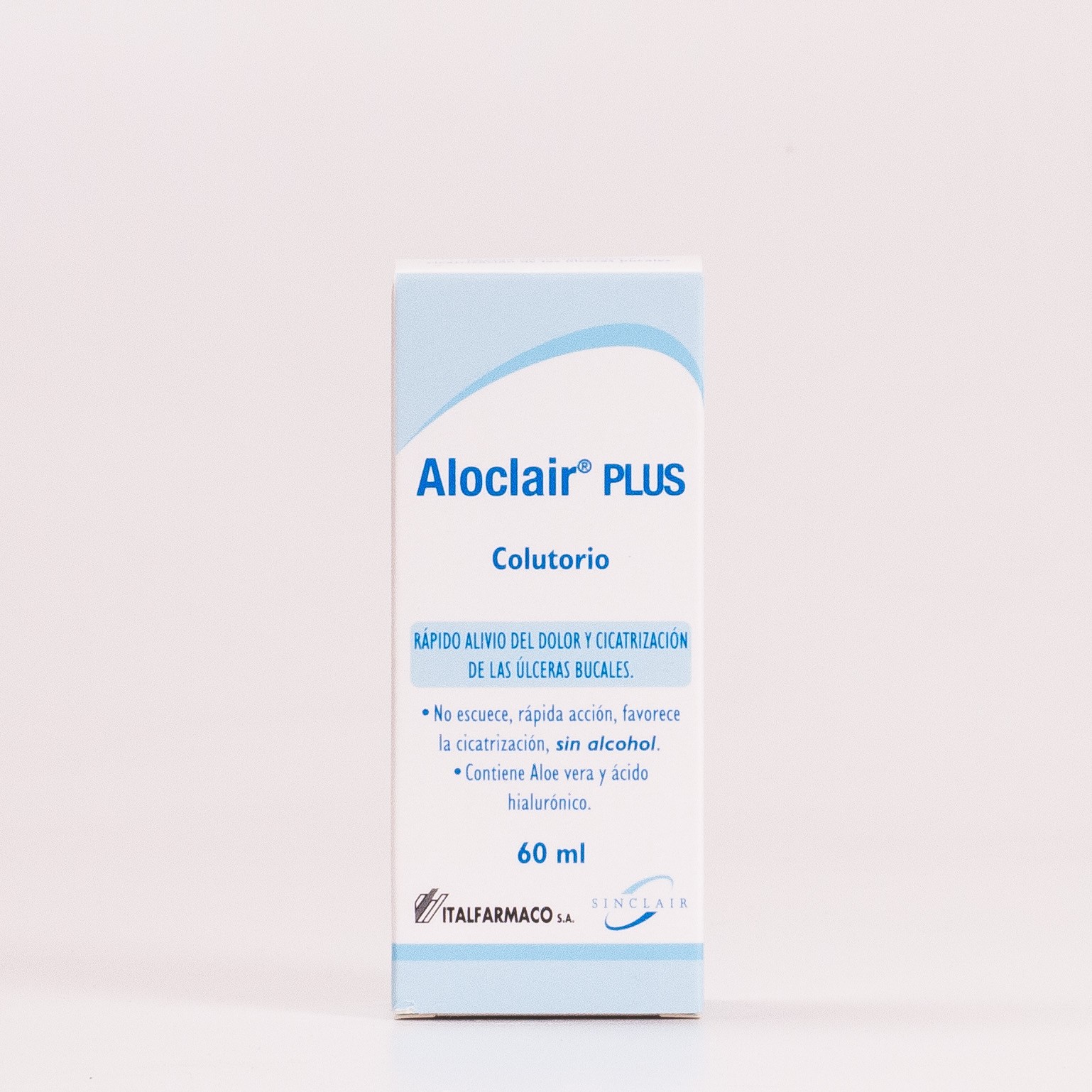 Colutório Aloclair Plus, 60ml.