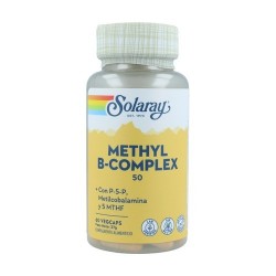 Solaray Methyl B-Complex 50, 60 cápsulas vegetais